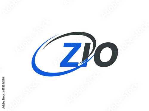 ZIO letter creative modern elegant swoosh logo design photo
