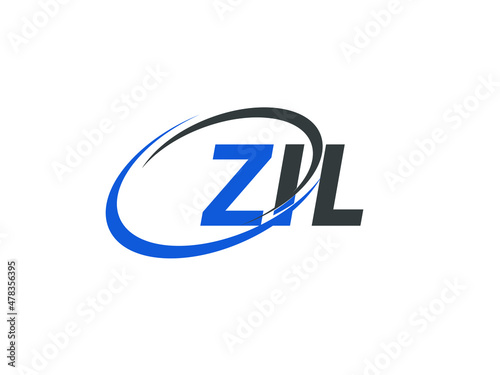 Free Download ZIL letter creative modern elegant swoosh logo design - GFXLoad