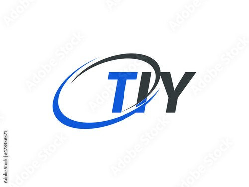 Free Download TIY letter creative modern elegant swoosh logo design - GFXLoad