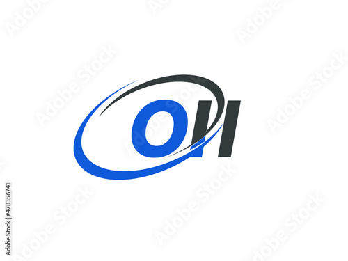 OII letter creative modern elegant swoosh logo design