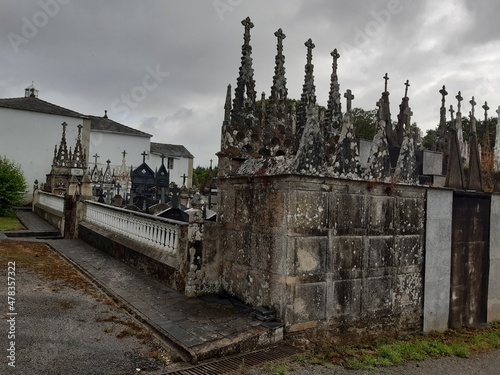 Cementerio parroquial de Trobo en Galicia
