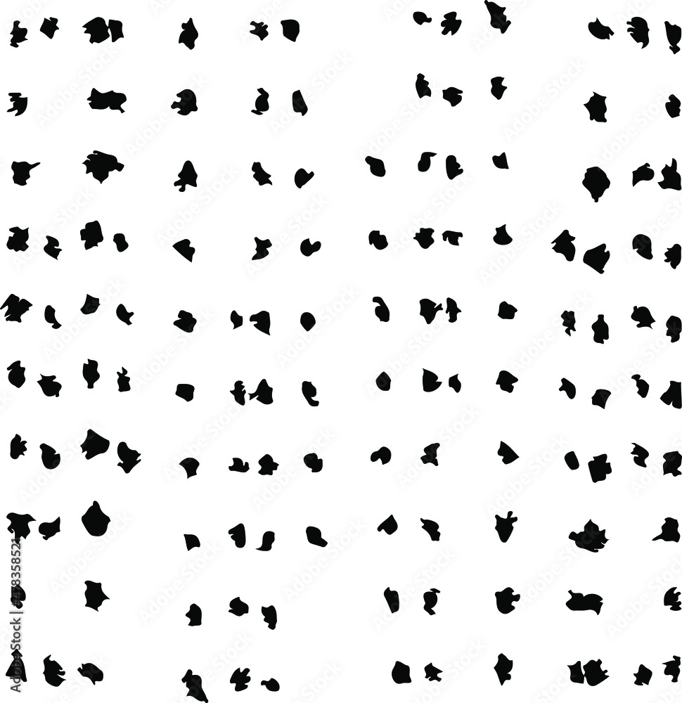 Rough, irregular texture composed of monochrome geometric elements. Overlay distressed grunge background. Abstract vector illustration. Isolated on white background. EPS10 Rough, irregular texture composed of monochrome geometric elements. Overlay distressed grunge background. Abstract vector illustration. Isolated on white background. EPS10