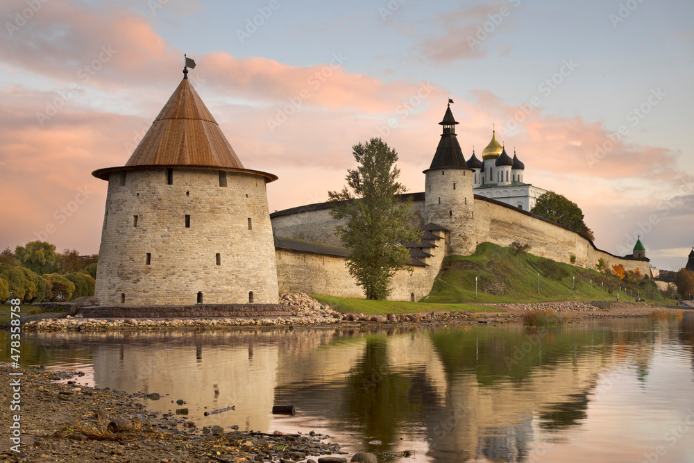 Krom (Kremlin) in Pskov. Russia