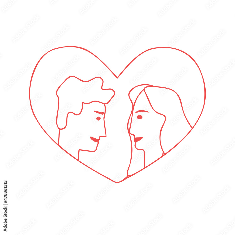 Couple vector illustration