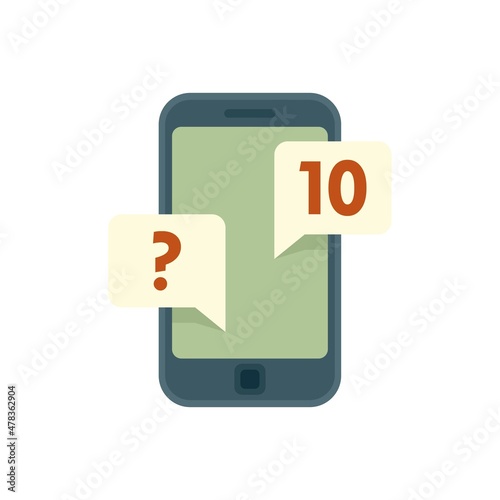 Free Download Purchasing manager smartphone icon flat isolated vector - GFXLoad