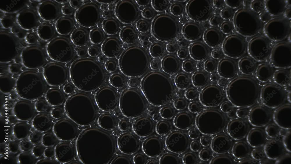 Stunning Physical processes of the microworld. Cellular structure under a microscope. Repulsive and attractive forces, surface tension Stunning Physical processes of the microworld. Cellular structure under a microscope. Repulsive and attractive forces, surface tension