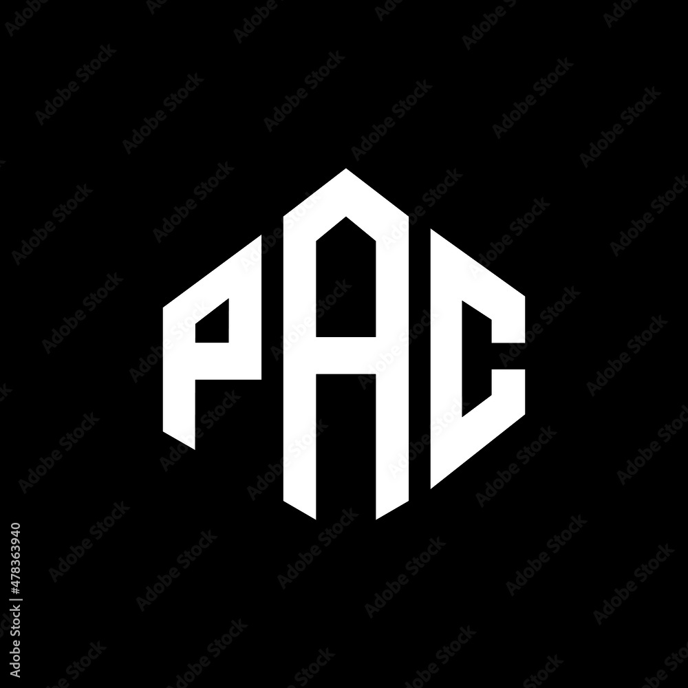 PAC letter logo design with polygon shape. PAC polygon and cube shape logo design. PAC hexagon vector logo template white and black colors. PAC monogram, business and real estate logo. PAC letter logo design with polygon shape. PAC polygon and cube shape logo design. PAC hexagon vector logo template white and black colors. PAC monogram, business and real estate logo.