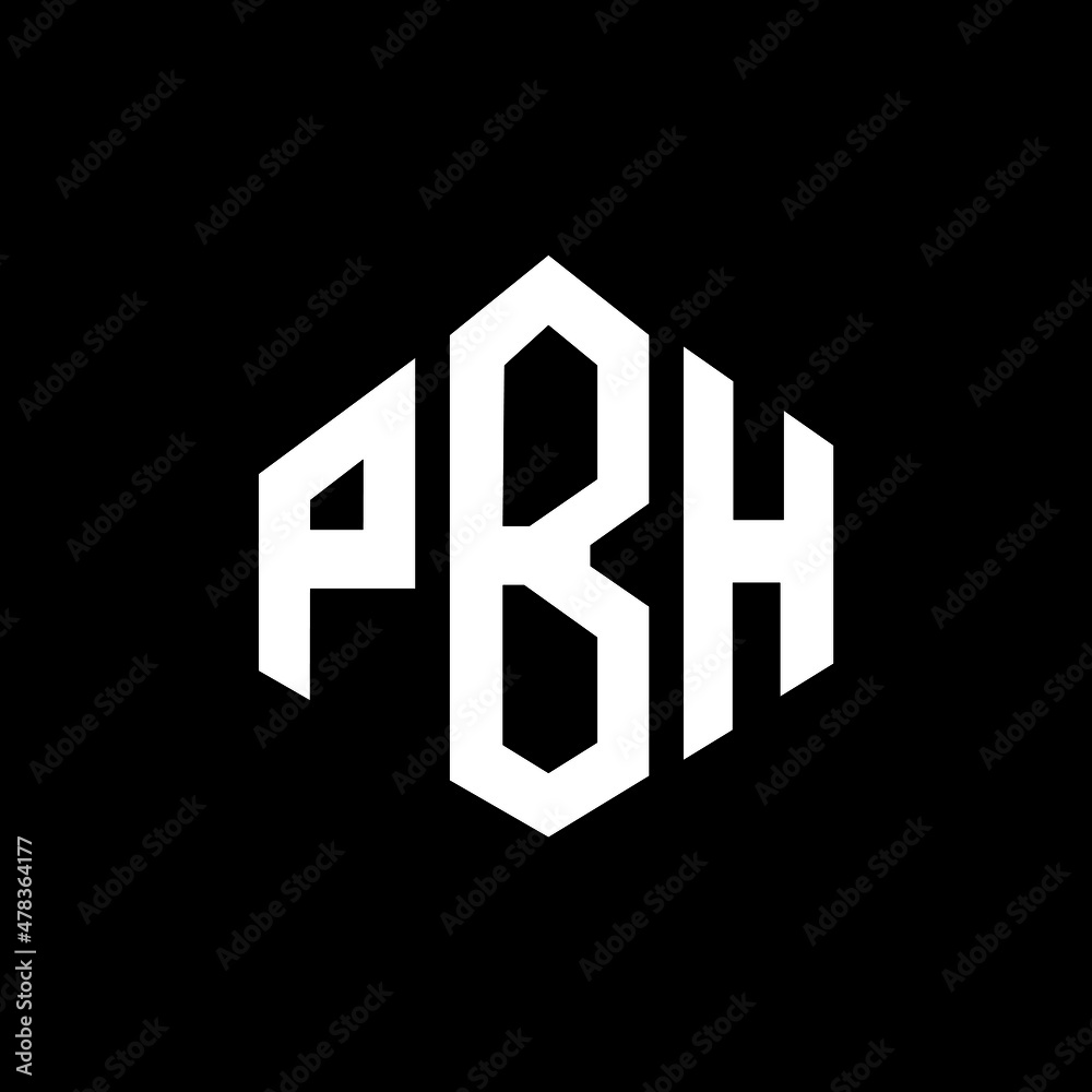 PBH letter logo design with polygon shape. PBH polygon and cube shape logo design. PBH hexagon vector logo template white and black colors. PBH monogram, business and real estate logo. PBH letter logo design with polygon shape. PBH polygon and cube shape logo design. PBH hexagon vector logo template white and black colors. PBH monogram, business and real estate logo.