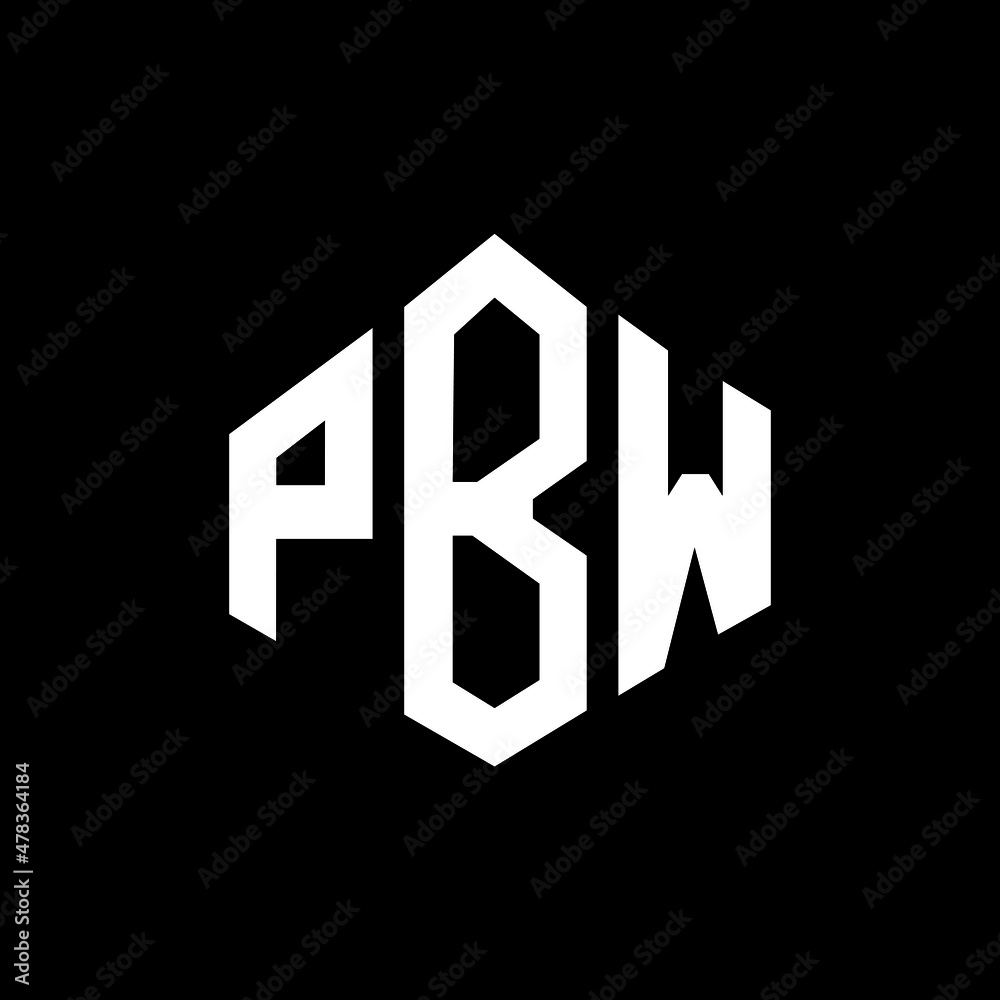 PBW letter logo design with polygon shape. PBW polygon and cube shape logo design. PBW hexagon vector logo template white and black colors. PBW monogram, business and real estate logo. PBW letter logo design with polygon shape. PBW polygon and cube shape logo design. PBW hexagon vector logo template white and black colors. PBW monogram, business and real estate logo.