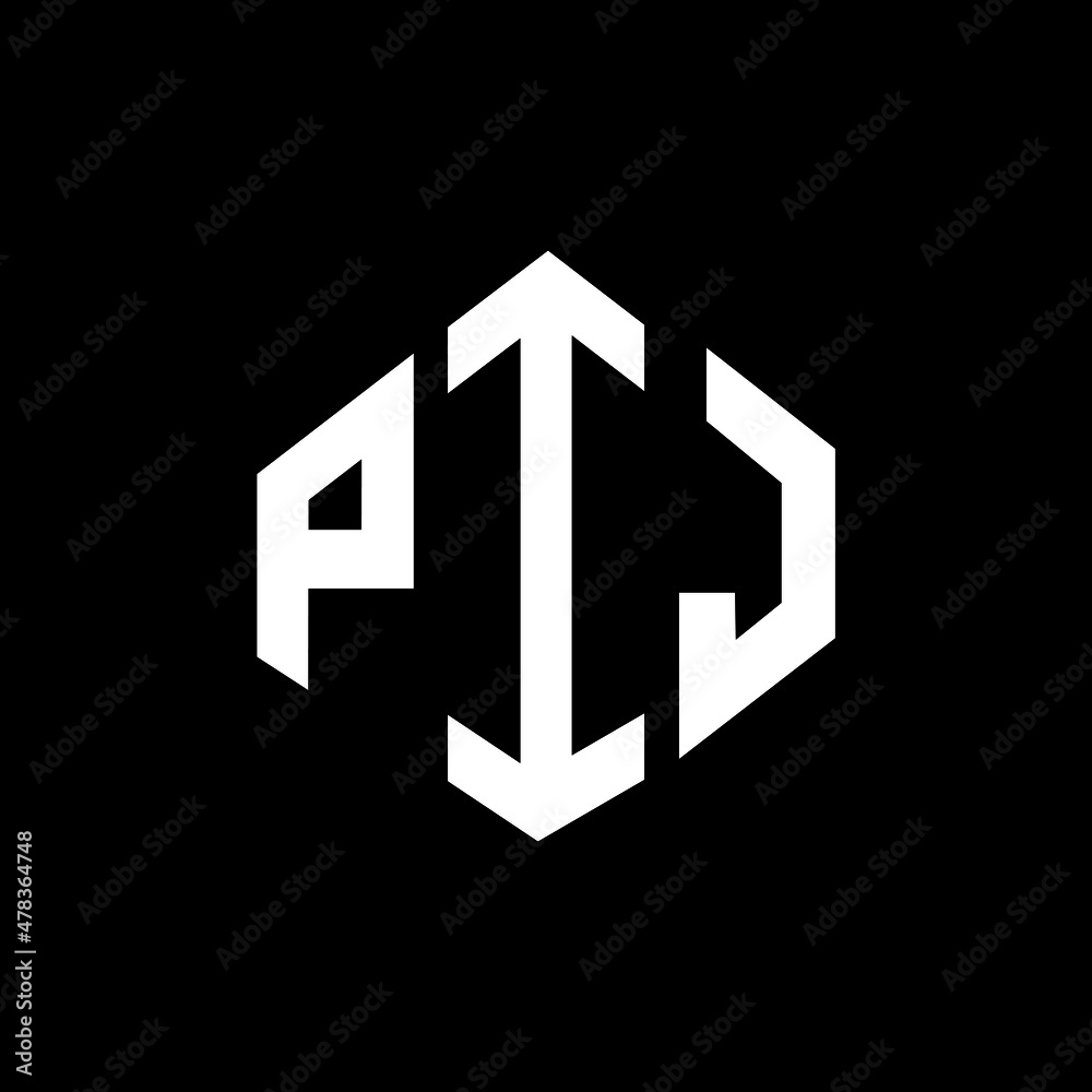 PIJ letter logo design with polygon shape. PIJ polygon and cube shape logo design. PIJ hexagon vector logo template white and black colors. PIJ monogram, business and real estate logo. PIJ letter logo design with polygon shape. PIJ polygon and cube shape logo design. PIJ hexagon vector logo template white and black colors. PIJ monogram, business and real estate logo.