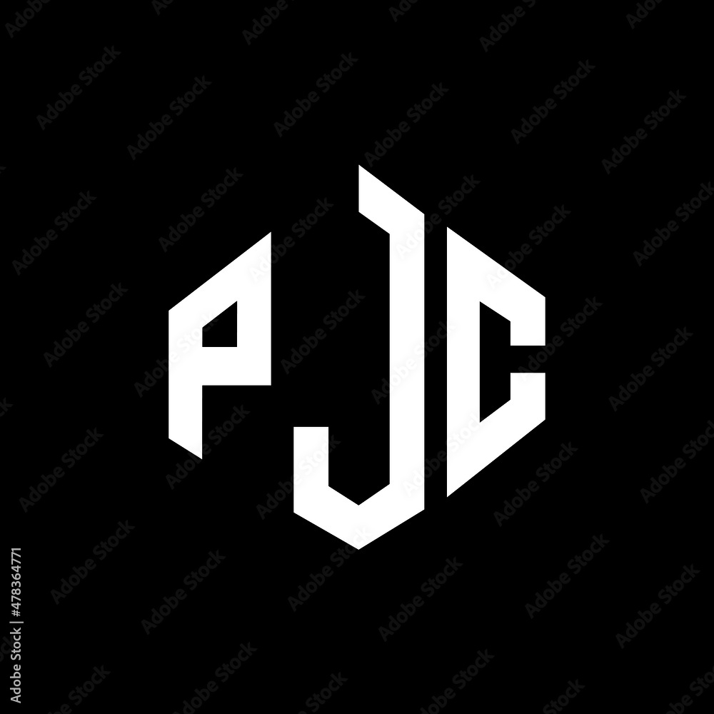 PJC letter logo design with polygon shape. PJC polygon and cube shape logo design. PJC hexagon vector logo template white and black colors. PJC monogram, business and real estate logo. PJC letter logo design with polygon shape. PJC polygon and cube shape logo design. PJC hexagon vector logo template white and black colors. PJC monogram, business and real estate logo.