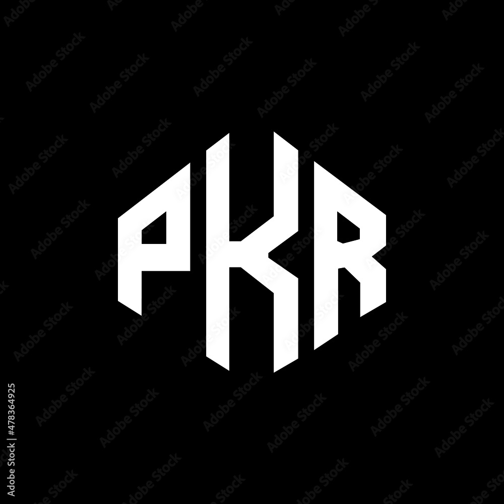 PKR letter logo design with polygon shape. PKR polygon and cube shape logo design. PKR hexagon vector logo template white and black colors. PKR monogram, business and real estate logo. PKR letter logo design with polygon shape. PKR polygon and cube shape logo design. PKR hexagon vector logo template white and black colors. PKR monogram, business and real estate logo.