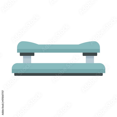Hole perforator icon flat isolated vector