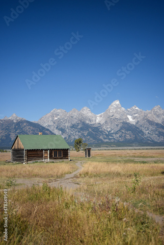 mountain house in the mountains