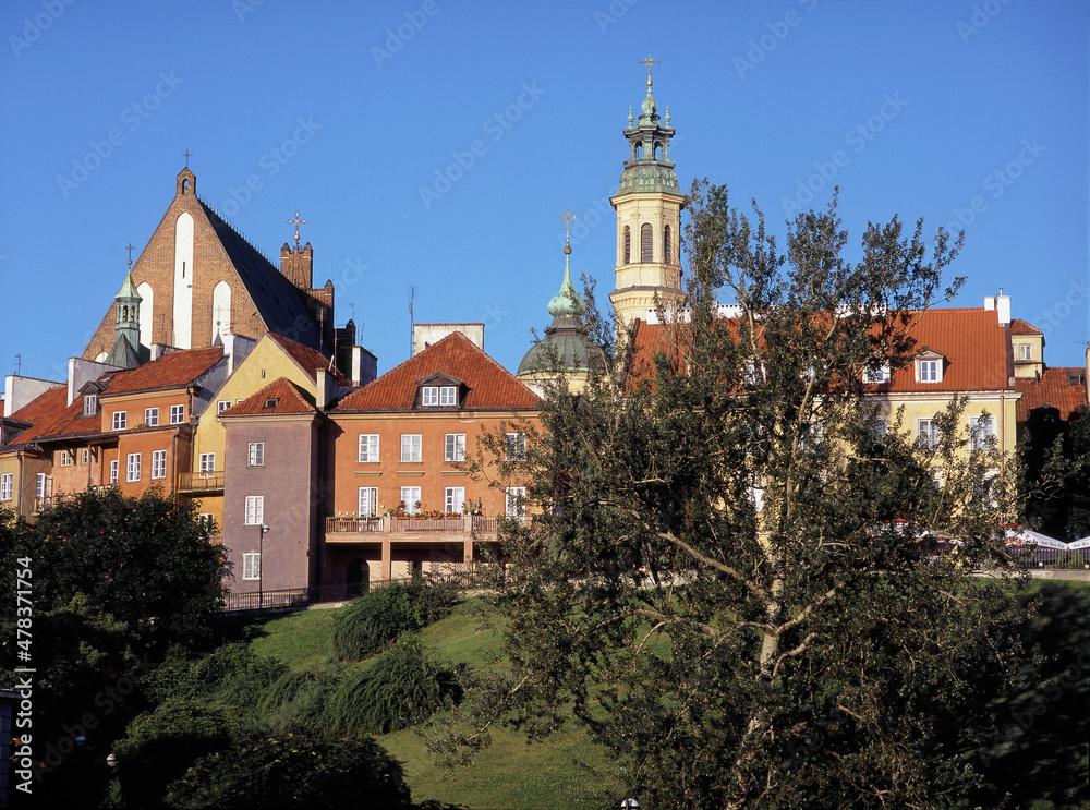 Naklejka premium Old Town, Warsaw, Poland, Europe
