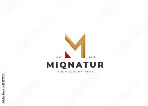 Free Download M Letter Logo concept. Creative Minimal emblem design template. Universal elegant icon. Premium business finance logotype. Graphic Alphabet Symbol for Business Identity Vector Element - GFXLoad