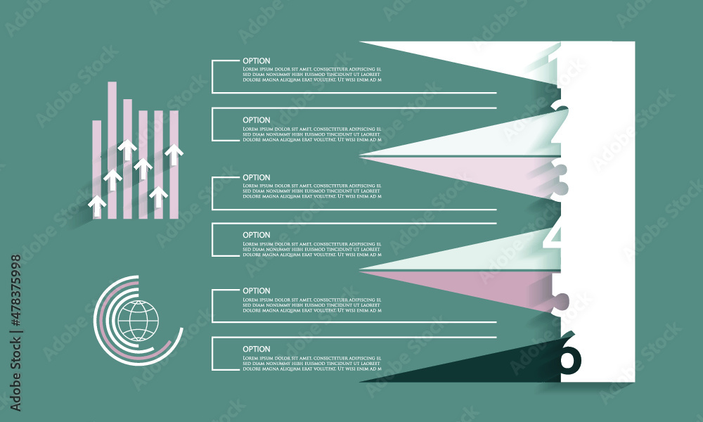 Abstract infographic template for business design Abstract infographic template for business design