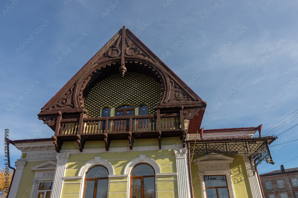 Old historical buiding in Buchach, Ternopil region, Ukraine Old historical buiding in Buchach, Ternopil region, Ukraine