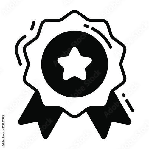 top rated icon, Survey and Feedback, modern vector illustration 