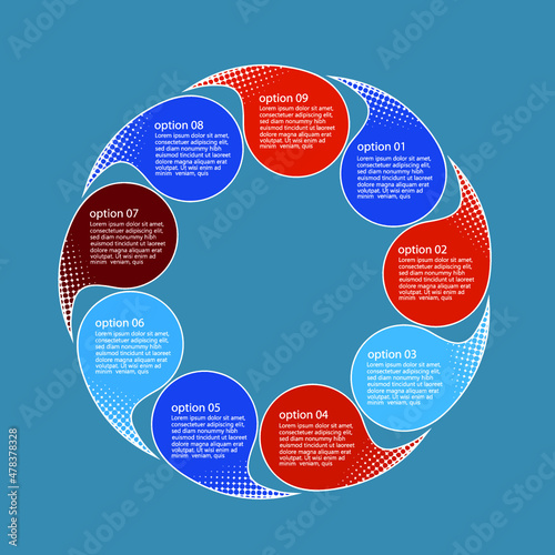 Minimal style infographic template.eps