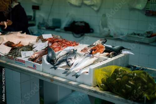 Bild auf Leinwand Fishmarket
