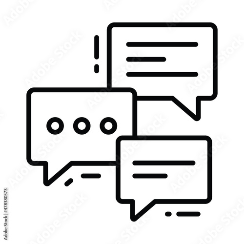 Comments icon, Survey and Feedback, modern vector illustration 