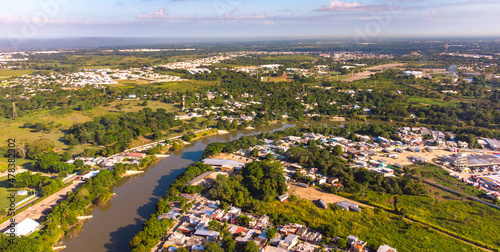  Río Carrizal Vista aérea en Villahermosa Tabasco / Mexico  Drone  photo