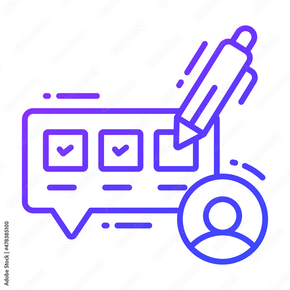 write review icon, Survey and Feedback, modern vector illustration write review icon, Survey and Feedback, modern vector illustration
