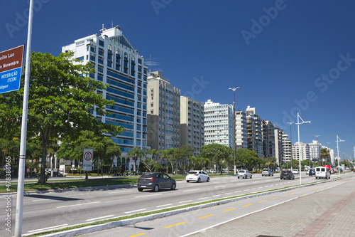 Beira Mar Avenue in Florianopolis city, SC, Brazil.