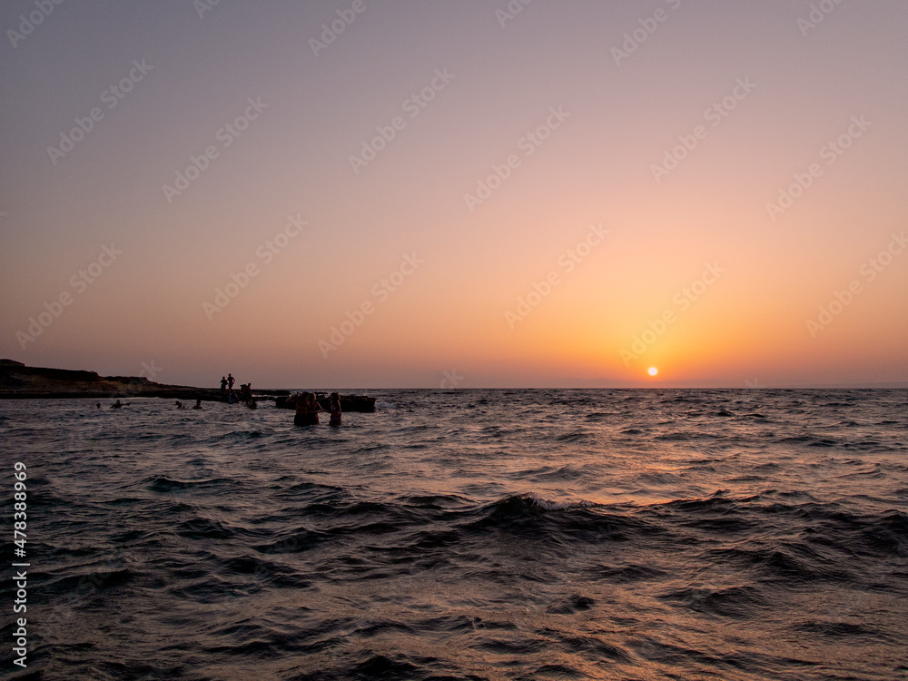 tramonto sul mare isola delle correnti - 658