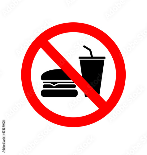no food or drinks symbol