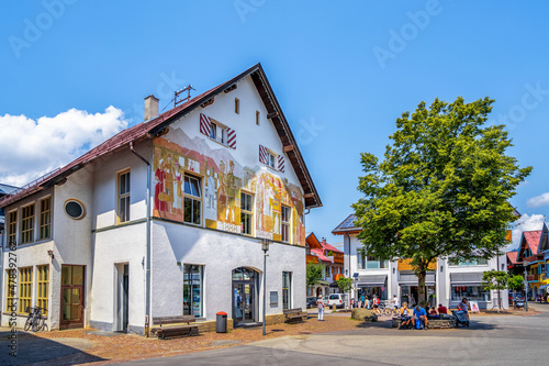 Marktplatz, Oberstdorf, Bayern, Deutschland 