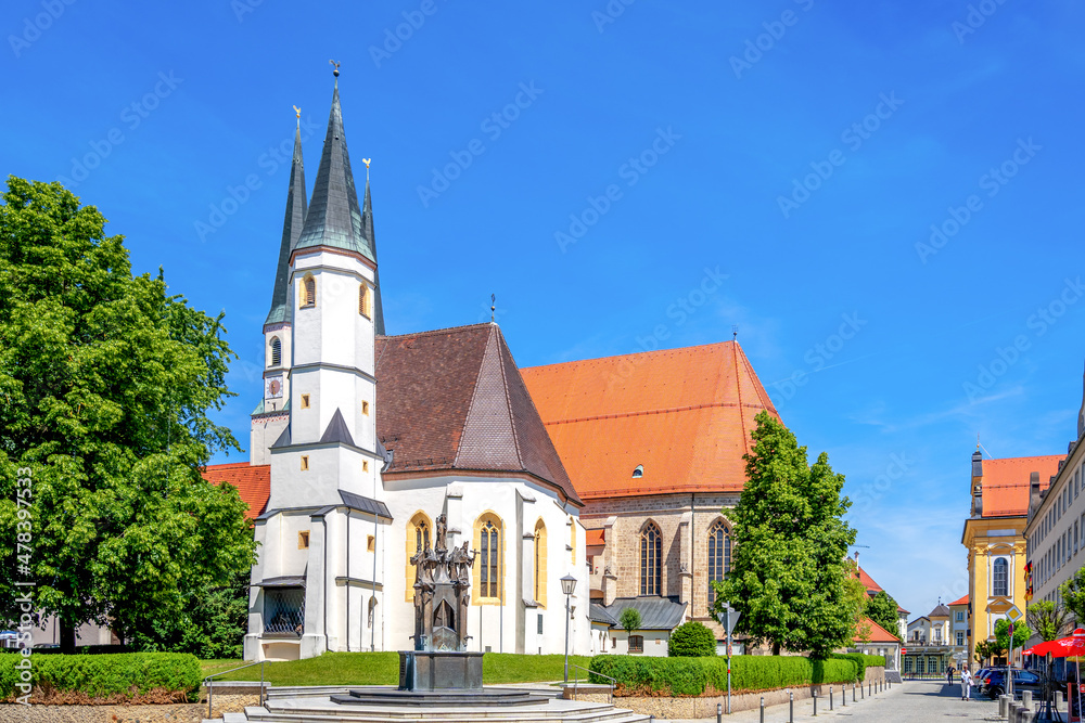 Kirche, Altoetting, Bayern, Deutschland 