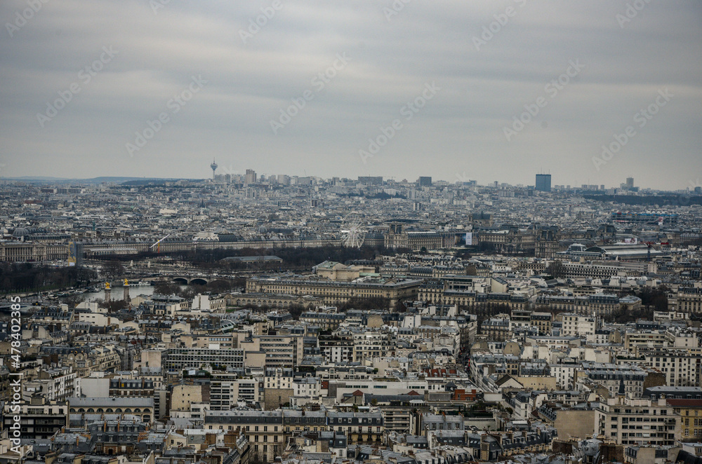 city aerial view