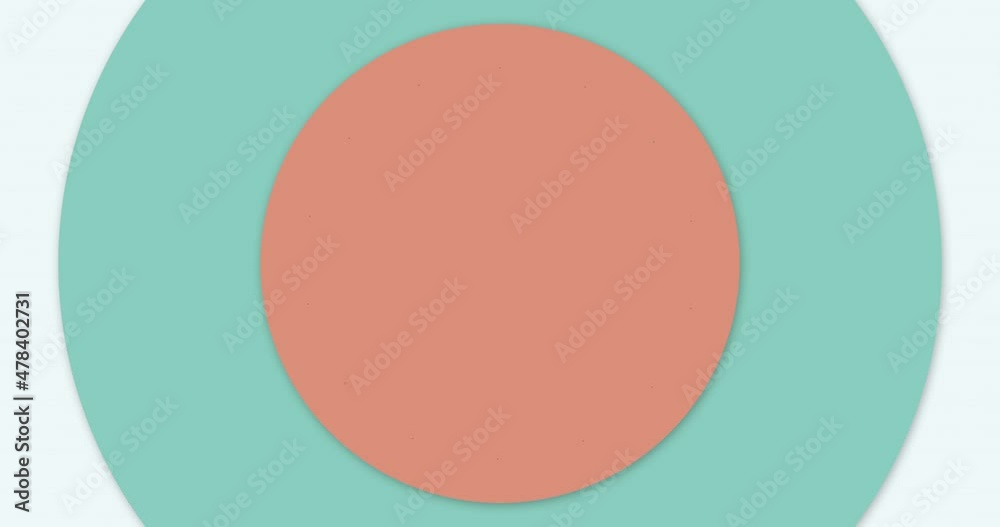Colorful bright abstract circle screen loader or Loop motion design for intro or translation. 4k resolution animation. Green screen.