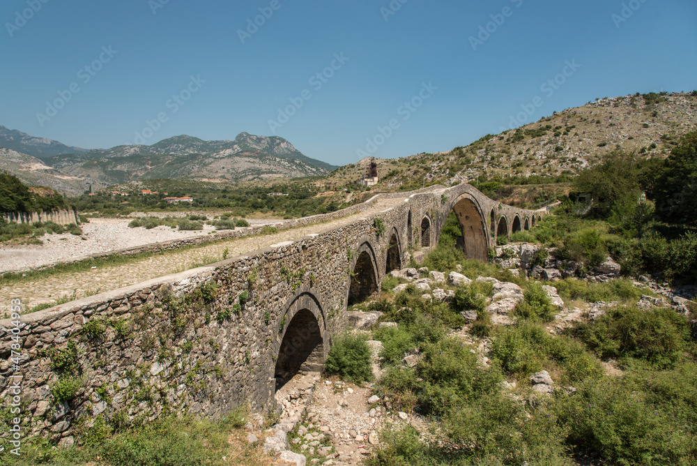 old historic bridge in Shkoder