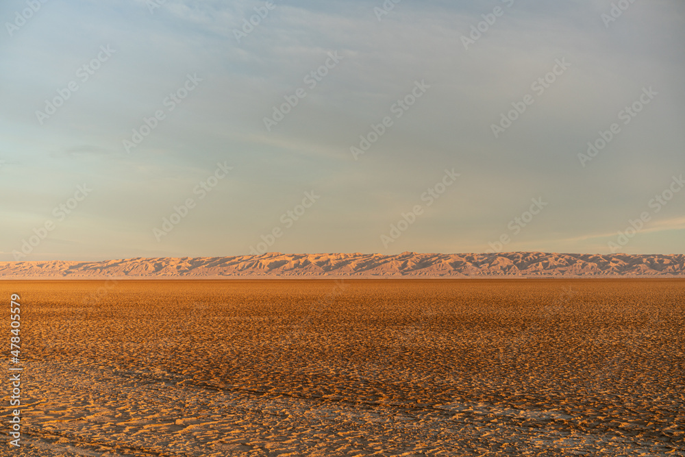 Some view of Chott Jerid- endorheic salt lake in southern Tunisia. -Tozeur governorate - Tunisia Some view of Chott Jerid- endorheic salt lake in southern Tunisia. -Tozeur governorate - Tunisia
