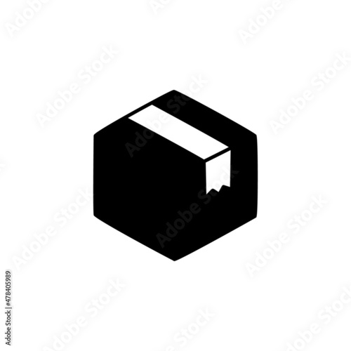 Product Icon in black flat glyph, filled style isolated on white background
