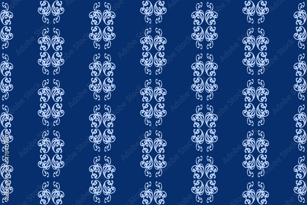 Seamless Oriental pattern for fabrics, wallpapers, to be used in