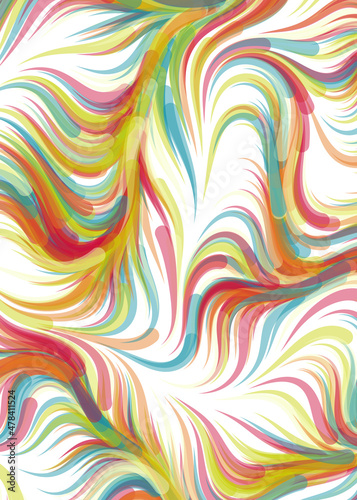 Abstract Perlin Noise Geometric Pattern generative computational art illustration © vector_master