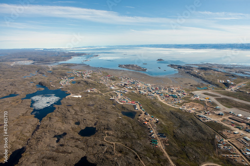 Village of Iqaluit Baffin Island. Canadian Arctic Nunavut