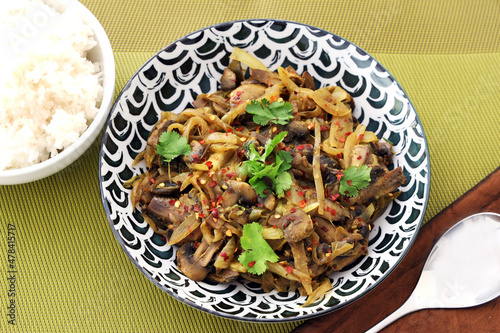 Chilli Mushroom Curry
