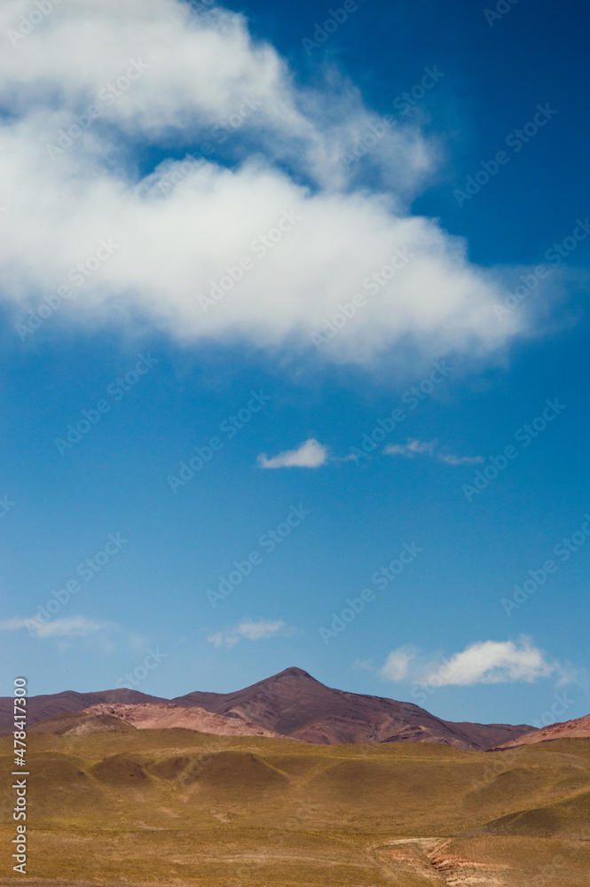 clouds over the mountains