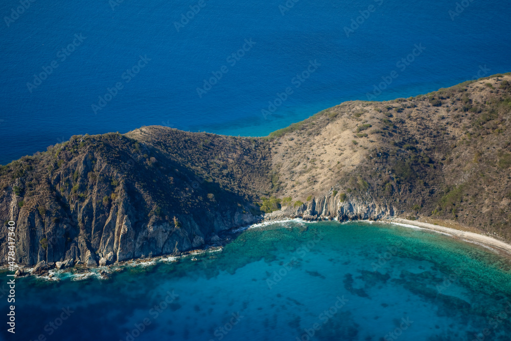 The Dogs and its Ship Wrecks. British Virgin Islands Caribbean The Dogs and its Ship Wrecks. British Virgin Islands Caribbean