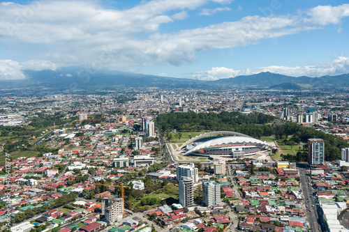 Fototapeta Naklejka Na Ścianę i Meble -  Estadio National and La Sabana Park. San José Costa Rica