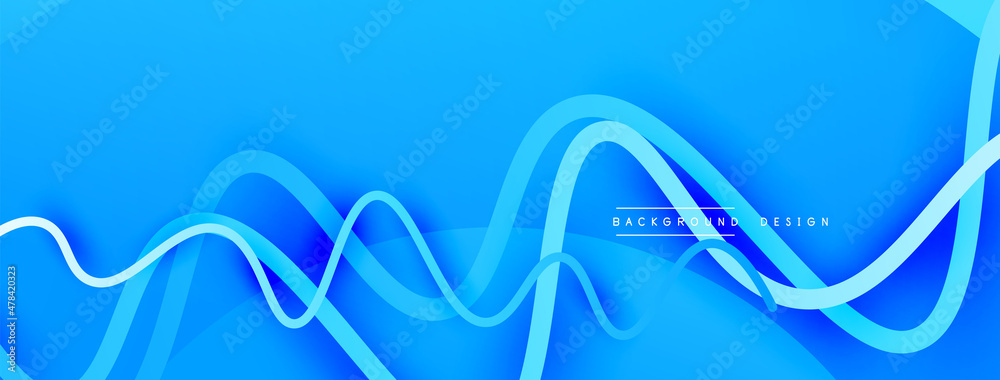 Abstract gradient background with wave line with shadow effect. Geometric composition. 3D shadow effects and fluid gradients Abstract gradient background with wave line with shadow effect. Geometric composition. 3D shadow effects and fluid gradients