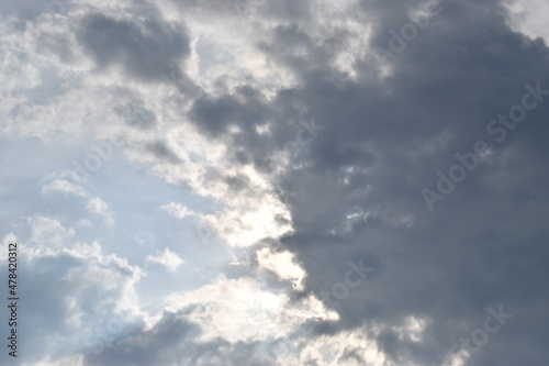 rolling clouds in sky