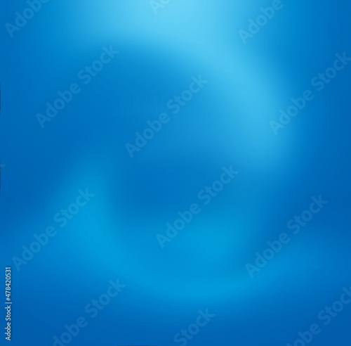 blue gradient abstract background with glowing curly texture.