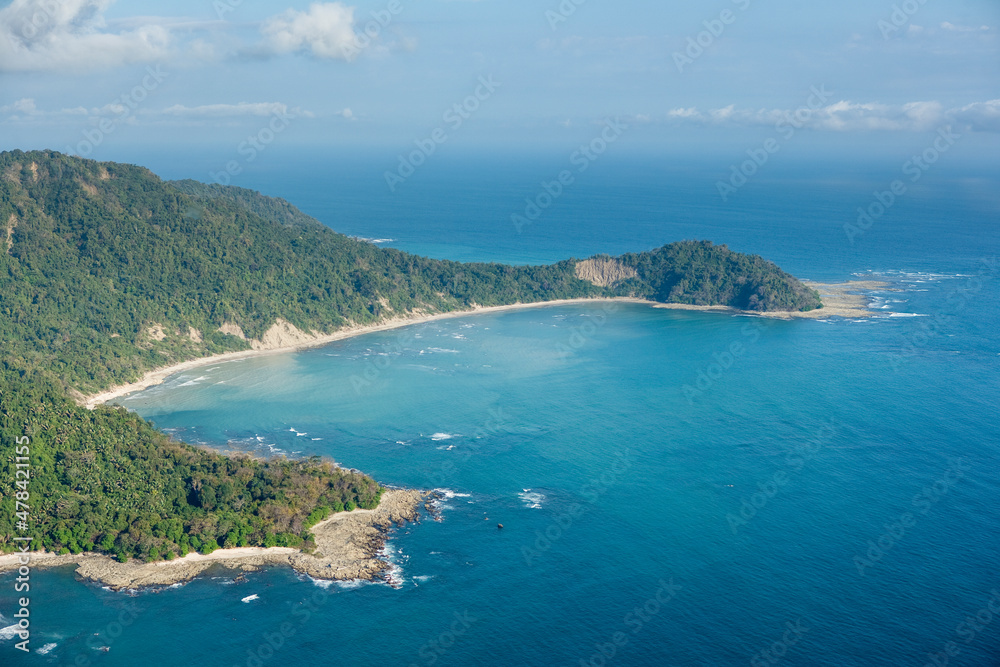 Pacific Coastline of Nicoya Peninsula Costa Rica