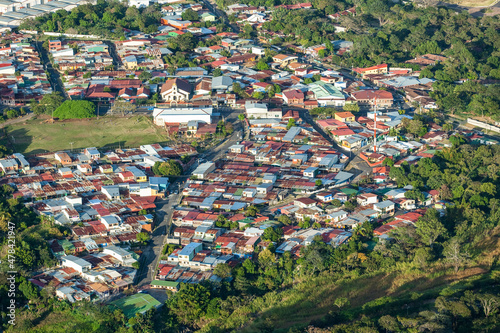 Fototapeta Naklejka Na Ścianę i Meble -  Suburban Town in Costa Rica